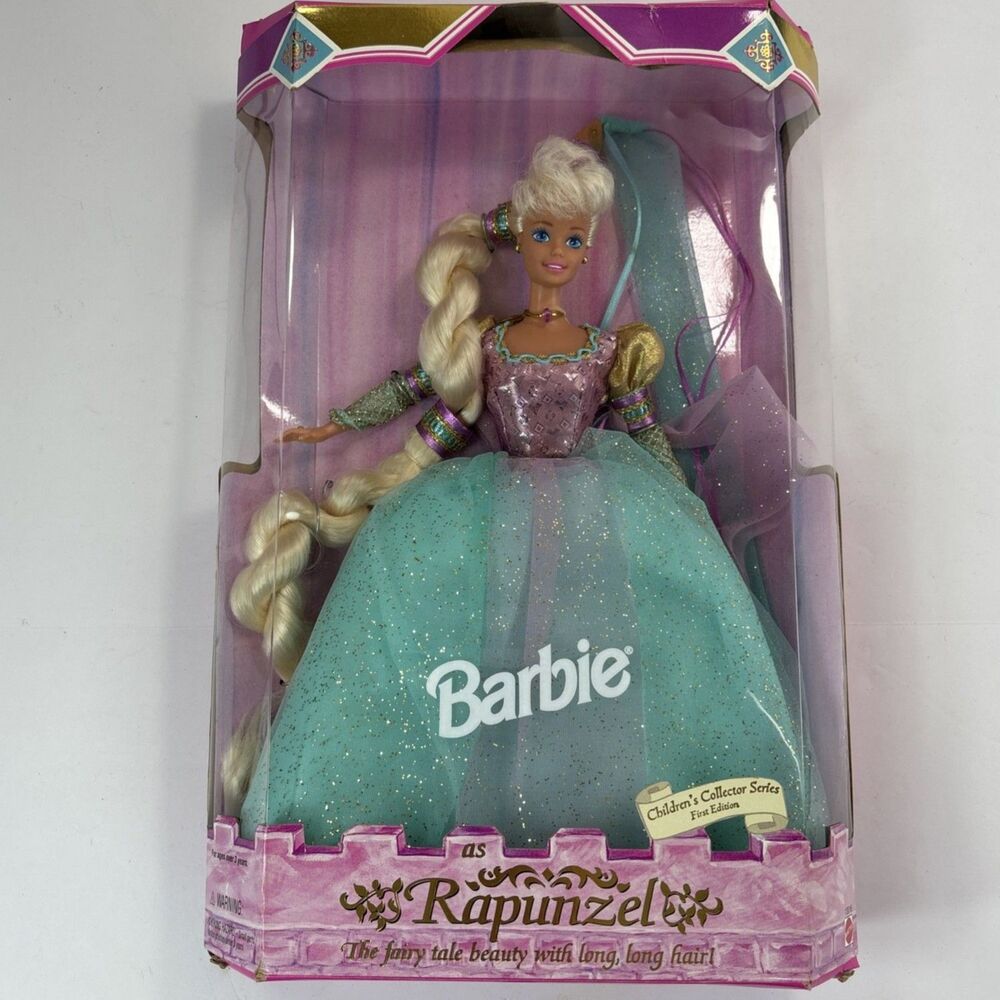 Mattel Rapunzel Barbie 1994 Childrens Collector Series First Edition 13016 New